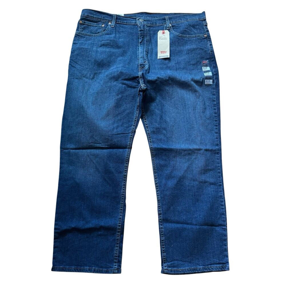 Levis 559 Relaxed Straight Jeans 44 x 30 NWT Dark Wash Cowboy Dadcore Farm Denim